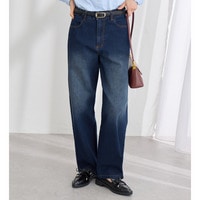あったか裏起毛　隠しゴムストレートパンツ
