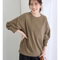 なめらか柔らか表起毛シンプルトップス