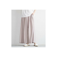 楽ちんきれい美脚ワイドパンツ　大きいサイズ レディース