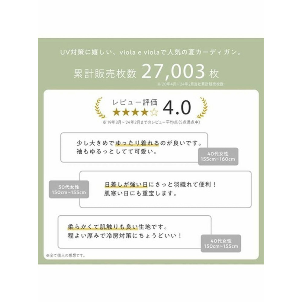 【５つの機能付】ＵＶ対策に！ゆるドルマンカーディガン　大きいサイズ レディース2