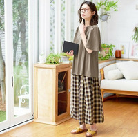 【５つの機能付】袖ギャザーフレアーゆるＴシャツ　大きいサイズ レディース