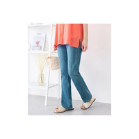 楽ちんゆったりデニムレギンスパンツ　大きいサイズ レディース