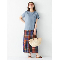 【５つの機能付】クルーネックＴシャツクルーネックＴシャツ　大きいサイズ レディース