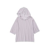 【接触冷感】サマーニットパーカープルオーバー　大きいサイズ レディース