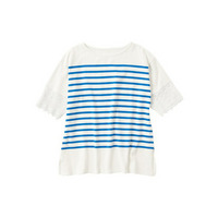 綿１００％袖レース切替プルオーバー　大きいサイズ レディース