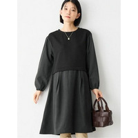 時短コーデ楽ちんドッキングワンピース