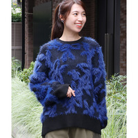 ヤクタッチフェザーニットプルオーバー