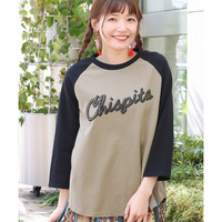 ローパープリントラグランTシャツ