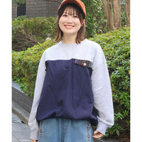 【期間限定価格】ナイロンコンビプルオーバー