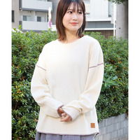 配色ステッチサーマルロングTシャツ