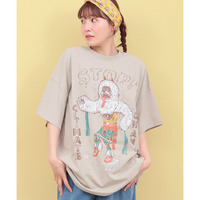 カチナベアプリントTシャツ