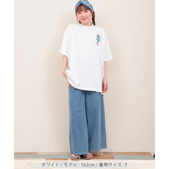 チビカチナプリントTシャツ【アリノマ/Alinoma】 チビカチナプリントTシャツ【アリノマ/Alinoma】