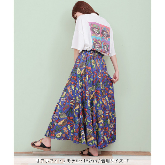 カラベラタイルTシャツ【アリノマ/Alinoma】 カラベラタイルTシャツ【アリノマ/Alinoma】