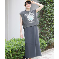 【期間限定価格】レースレイヤーTシャツワンピース