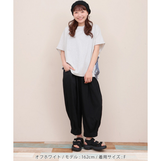 タイルパッチワークコンビプルオーバー【アリノマ/Alinoma】 タイルパッチワークコンビプルオーバー【アリノマ/Alinoma】