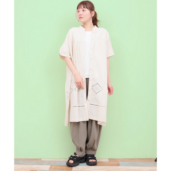 Rico カットワーク刺繍ワンピース【アリノマ/Alinoma】 Rico カットワーク刺繍ワンピース【アリノマ/Alinoma】