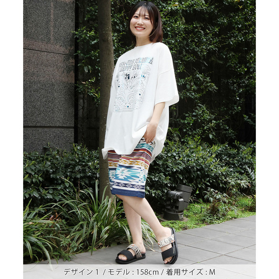 裏毛グラフィックショートパンツ【アリノマ/Alinoma】 裏毛グラフィックショートパンツ【アリノマ/Alinoma】