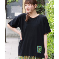 ブランケットステッチトリムTシャツ
