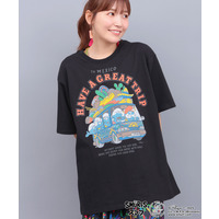 スマーフ コラボレーション メキシコバスプリントTシャツ