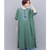 ダシキ刺繍ワンピース