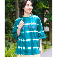 ロゴ刺繍タイダイTシャツ