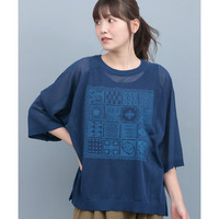 シアーニットインナー付プルオーバー