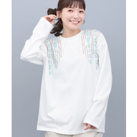 チマヨステッチロングTシャツ