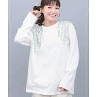 チマヨステッチロングTシャツ