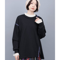 【期間限定価格】ポイントステッチ裏毛プルオーバー