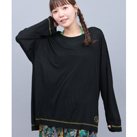 接触冷感シアーロングTシャツ