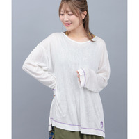接触冷感シアーロングTシャツ