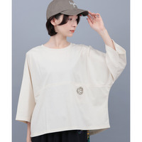 接触冷感八分袖ドルマンTシャツ