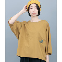 接触冷感八分袖ドルマンTシャツ