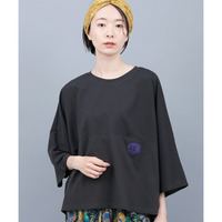 接触冷感八分袖ドルマンTシャツ