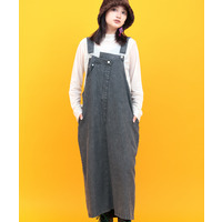 Orale! ケミカルデニムサロペットスカート