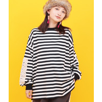 Orale! モチーフパッチロングTシャツ