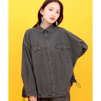 Orale! シアサッカーピグメントシャツ