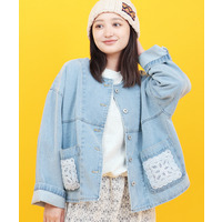 Orale! クロシェコンビデニムジャケット