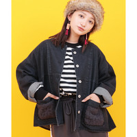 Orale! クロシェコンビデニムジャケット