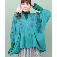 Rico フェズ刺繍モチーフブラウス