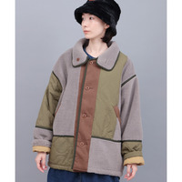 ボア×キルトリバーシブルブルゾン
