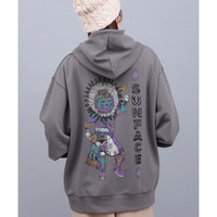 サンフェイスプリントスウェットプルパーカー