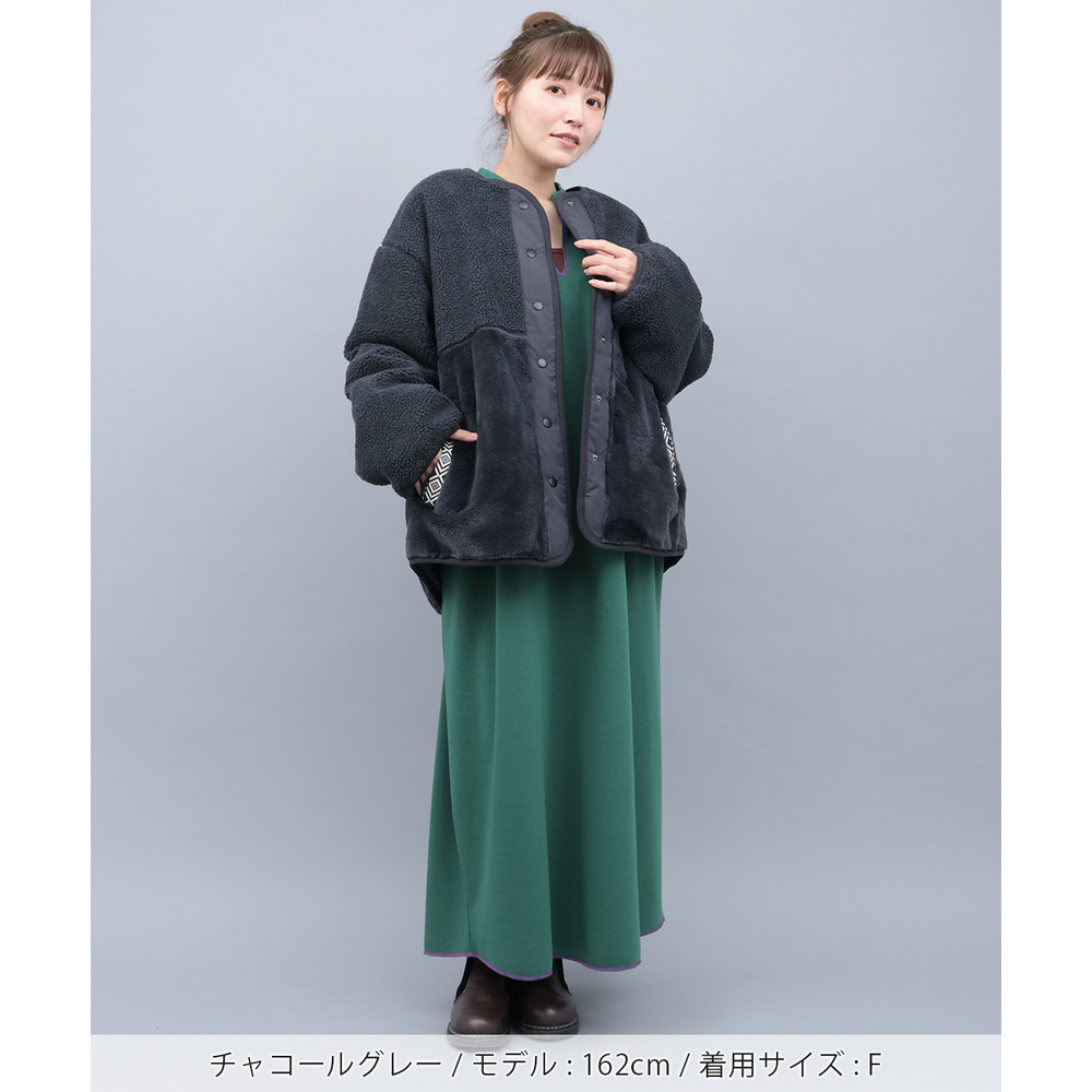 ボアコンビリバーシブルブルゾン4