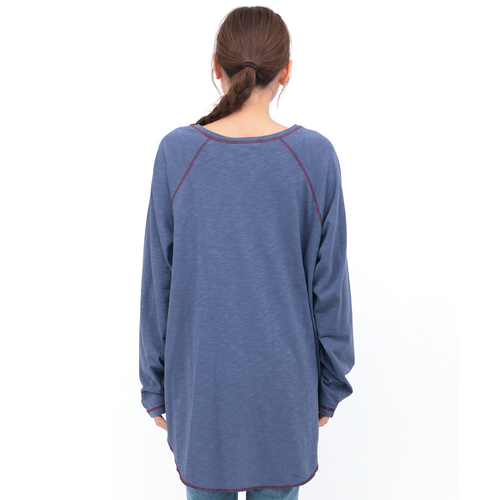 吸湿発熱ワンポイント刺繍ロングTシャツ11