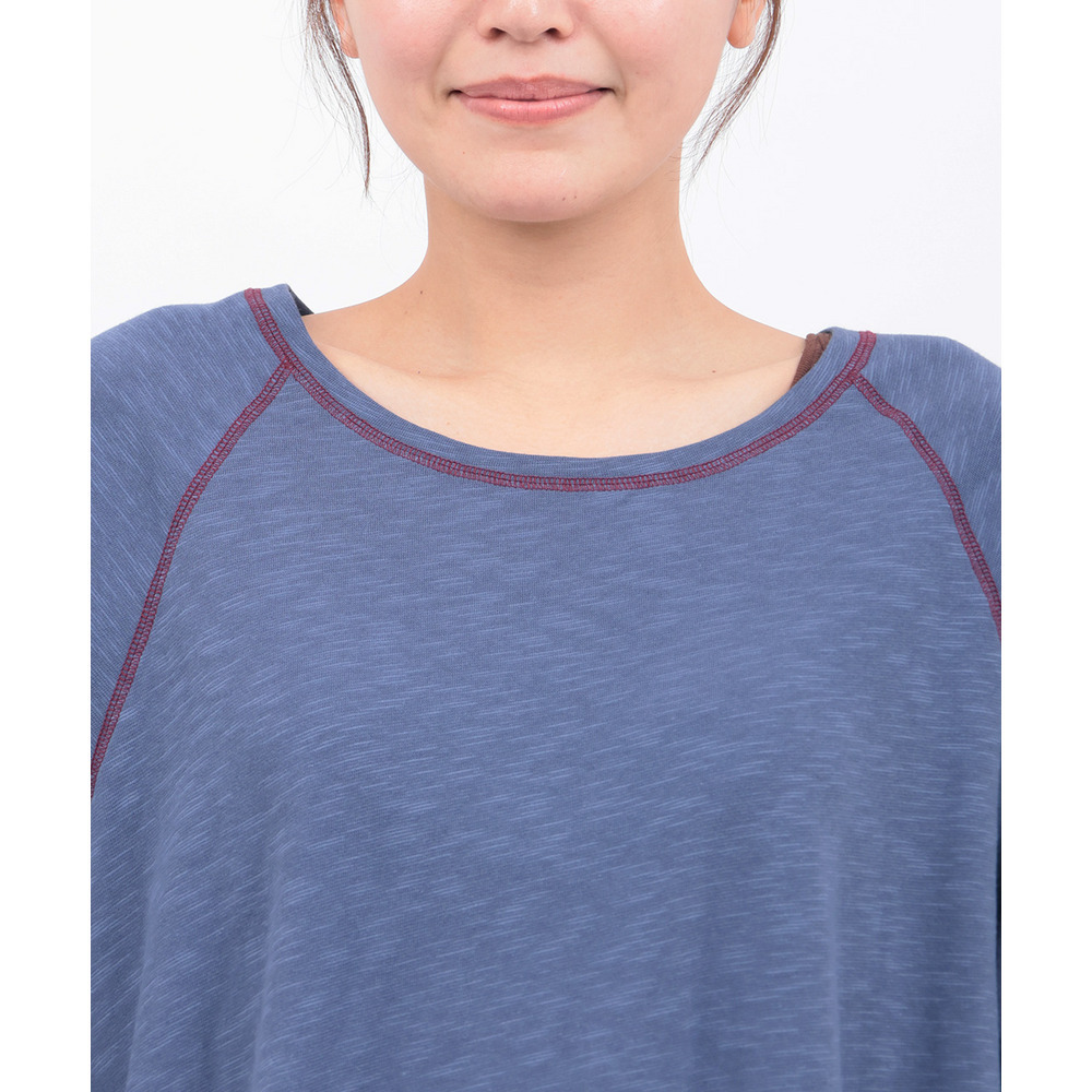 吸湿発熱ワンポイント刺繍ロングTシャツ12