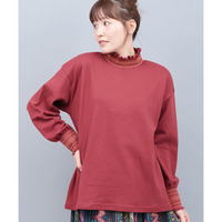 ポカポカスモッキングプルオーバー