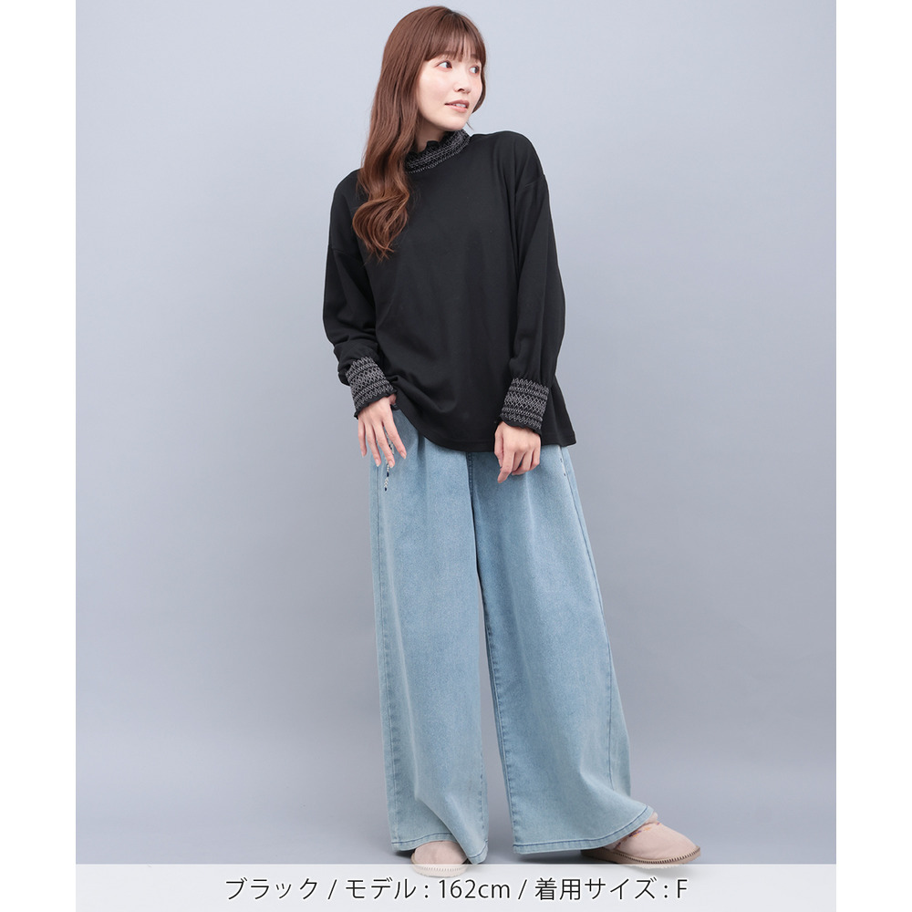 ポカポカスモッキングプルオーバー5