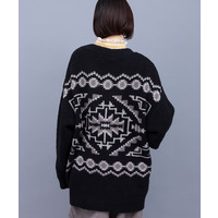 ナバホモールニットカーディガン