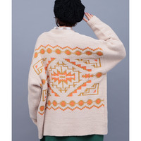 ナバホモールニットカーディガン