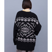 ナバホモールニットカーディガン